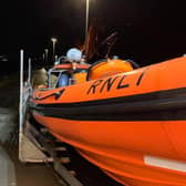 A Queensferry RNLI Lifeboat crew and ambulances rushed to Cramond Island at 10.28pm on Friday after someone injured their foot and become stranded. Credit: RNLI/Queensferry RNLI