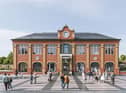 Locals are invited to the opening of the square and a guided tour of the refurbished station building.  Image: ADP Architecture.