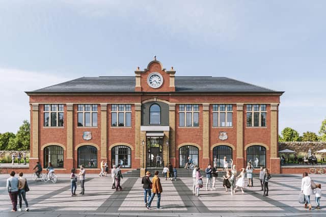 Locals are invited to the opening of the square and a guided tour of the refurbished station building.  Image: ADP Architecture.