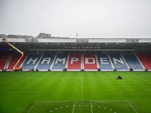 A Hibs supporter tragically died outside Hampden Park after the Hibernian and Aberdeen match on Saturday, November 4. Stock photo by John Devlin.