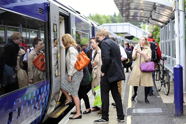 Growing intercity traffic takes up capacity to grow train transport around the city. Picture: Michael Gillen