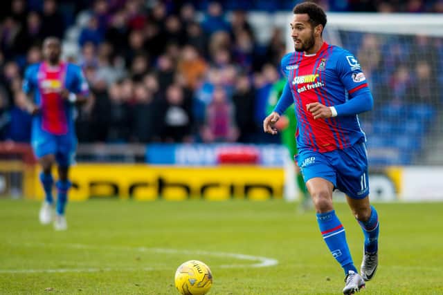 Roberts had a season with Inverness but it was hampered by injury. Picture: SNS