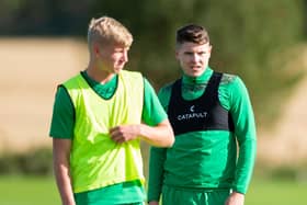 Hibs duo Josh Doig and Kevin Nisbet could attract big money offers this summer. (Photo by Mark Scates / SNS Group)
