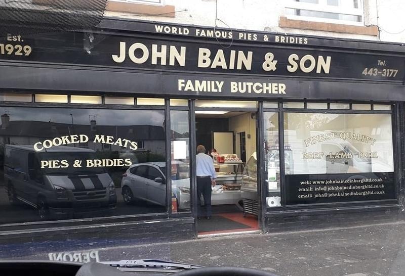John Bain & Son at Stenhouse Cross was chosen by many of our readers as the best place in Edinburgh to get a pie. With Duncan Meehan, Stephen McKenzie, Jenifer Gare, Alison Weir, Lynda Philip and Hazel McDonald among those raving about the pies from 'Bains'.