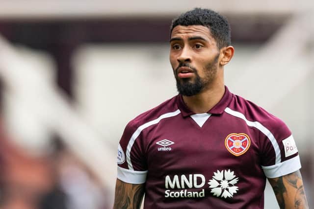 Josh Ginnelly is enjoying life at Hearts.