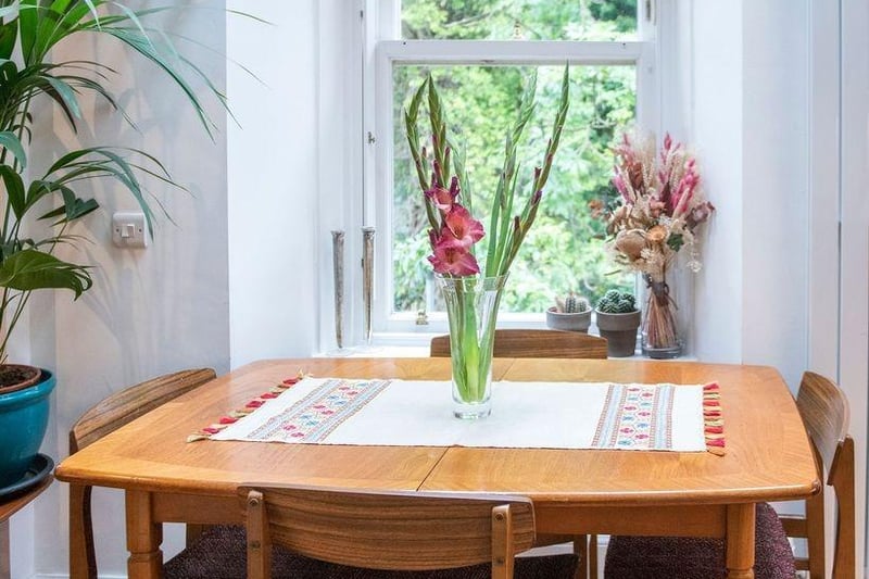 The dining area is perfect for family meals or entertaining guests. Photo: Kirsty Anderson