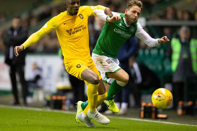 Hibs welcome Livingston to Easter Road. Picture: SNS