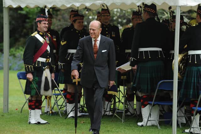 HRH The Duke of Edinburgh at Hollyrood 2010
