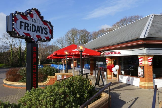 Kids eat free when 'Stripes Rewards Members' buy any adult meal via the chain's app. There is an Edinburgh TGI Fridays at Castle Street in the city centre.