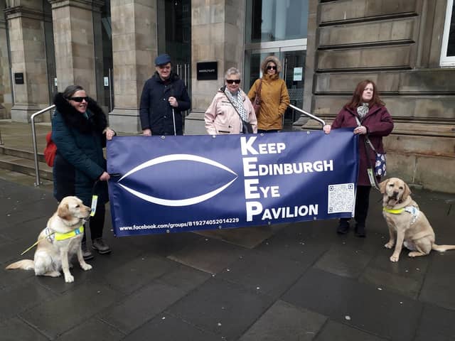 Keep Edinburgh Eye Pavilion campaigners