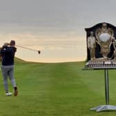 Gareth Pugh tees off for newcomers and 150-year-old Bass Rock Golf Club in the 123rd Evening Dispatch Trophy at the Braids. Picture: National World