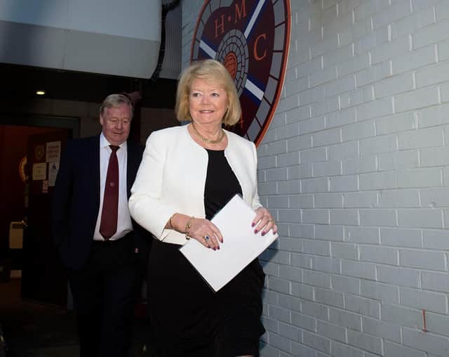 Hearts owner Ann Budge has been criticised by fans.