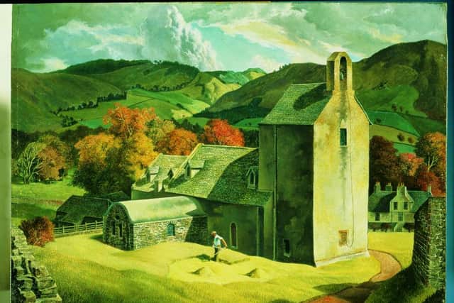 Stobo Kirk by James McIntosh Patrick, part of City Art Centre at 40 exhibition.