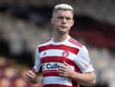 Hamilton Accies attacker Callum Smith scored the only goal of the game. Picture: SNS
