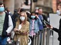Scots have been wearing face coverings for weeks now to help prevent the spread of the virus. Picture: John Devlin