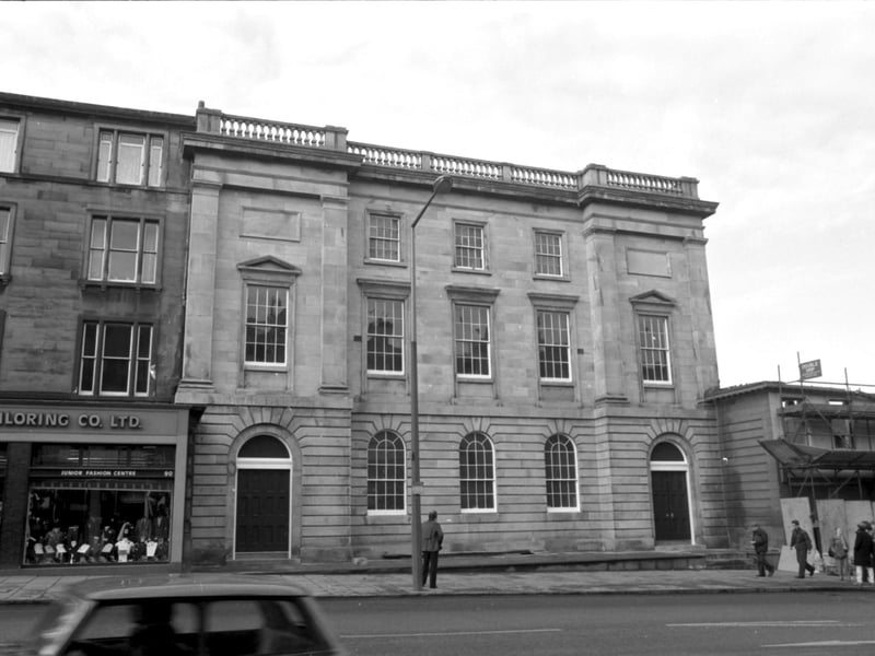 Exterior of the Edinburgh Filmhouse, an independent cinema in Lothian Road, specialising in new, classic and arthouse films. Picture taken in February 1982.