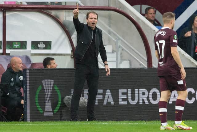 Hearts want to impose themselves against Fiorentina in the Europa Conference League on Thursday.