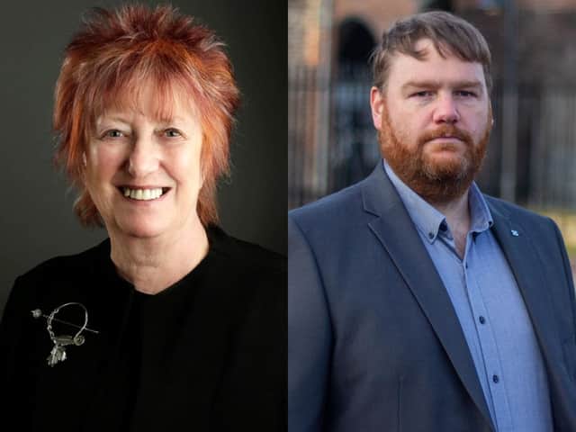 SNP politicians Christine Grahame MSP and Owen Thompson MP.