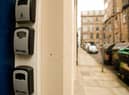 Key safes for short-term lets in tenement flat