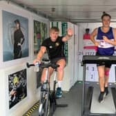 The two young rugby players are taking on the 24-hour challenge in aid of Cancer Research UK.