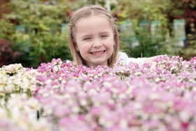 Paige Gallacher, age 5, from Penicuik, loves these blooms