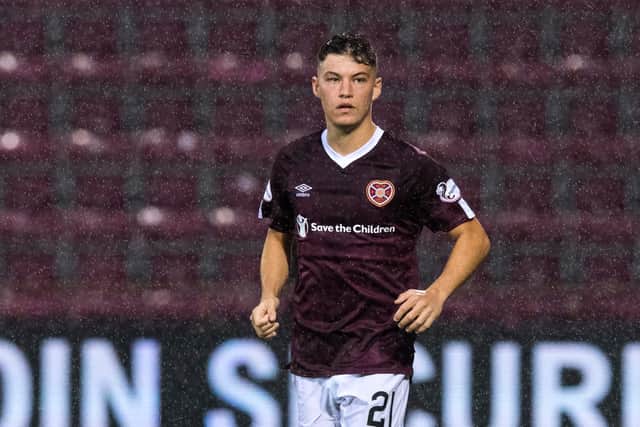 Anthony McDonald is one of a number of youngsters looking to make their mark at Hearts next season. Picture: SNS