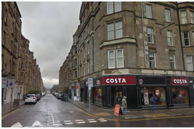 The Costa Coffee branch on Bruntsfield Place in Edinburgh will close on February 14, 2024. Photo: Google Street View