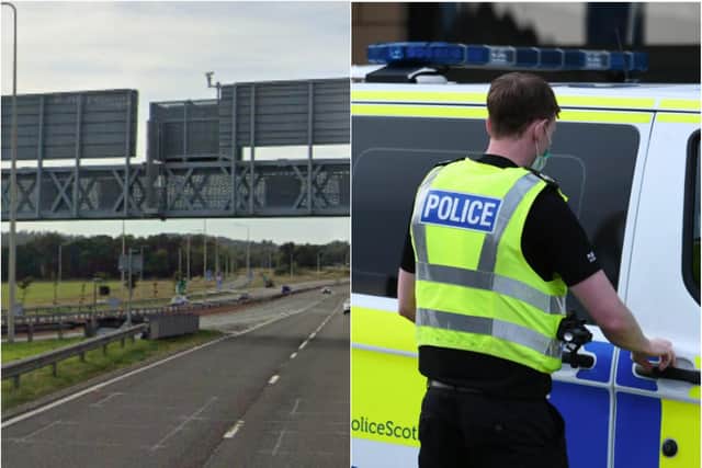 M90: Emergency services clear road after crash at the Queensferry Crossing