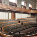 The debating chamber created in the old Royal High School for a future Scottish Parliament will be used for Edinburgh's Hidden Door festival this summer.