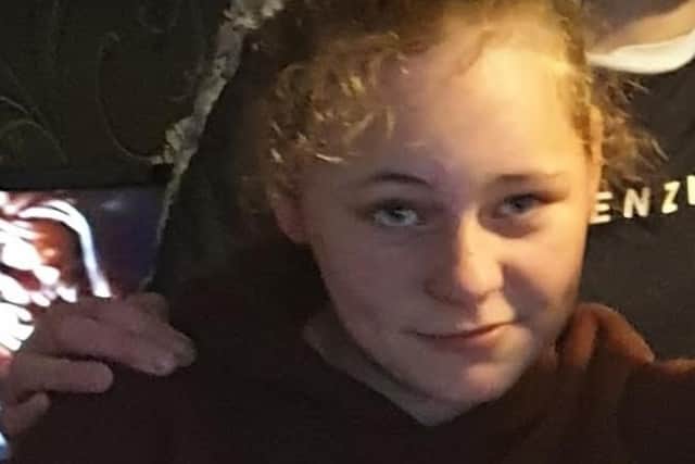 Demi-Leigh McDaid, missing from the Drylaw area