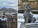 Edinburgh in the snow.