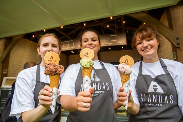 Alandas Gelato will be on site offering freshly prepared Scottish ice cream made here in Edinburgh.