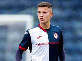 New Hibs signing Dylan Tait will join the club in January after returning to Raith Rovers on loan. (Photo by Roddy Scott / SNS Group)