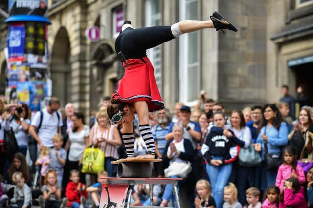 Crowds are expected to return to the Royal Mile to watch street performers over the next few weeks.