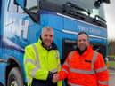 Dave Cheetham, senior operations manager – communities directorate waste services, Dumfries and Galloway Council; and Jamie Campbell, head of corporate sales at NWH Group.