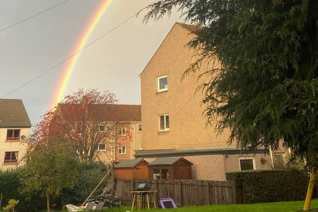 The photographs don't do the brilliance of rainbow justice, Hayley says