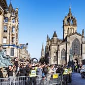 St Giles Cathedral plays a key national role, such as being the place where the Queen's body lay at rest before being taken south for the funeral.   Picture: John Devlin.