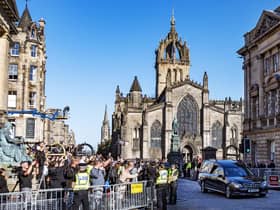 St Giles Cathedral plays a key national role, such as being the place where the Queen's body lay at rest before being taken south for the funeral.   Picture: John Devlin.
