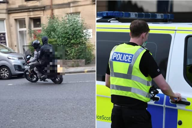 Edinburgh crime news: Police are hunting balaclava-clad youths who tried to push a motorbike instructor off his bike as they address public concerns about anti social behaviour