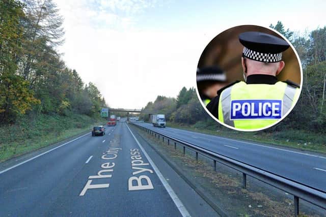 A man has been charged after a crash on the A720 Edinburgh City Bypass near Baberton.