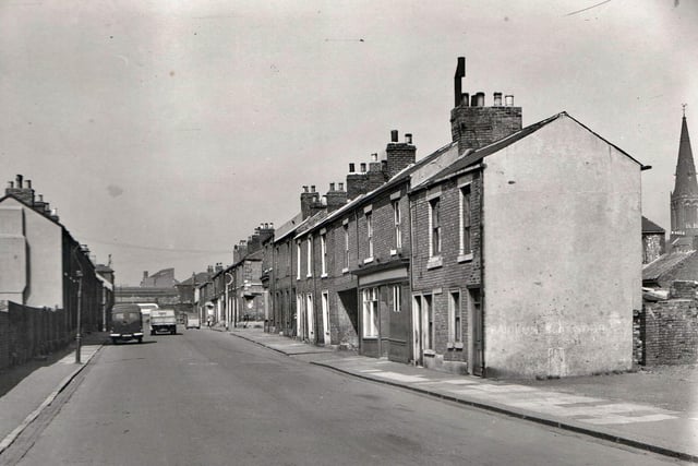 Here's a view of Howick Street in Monkwearmouth in June 1957. Photo: Bill Hawkins.