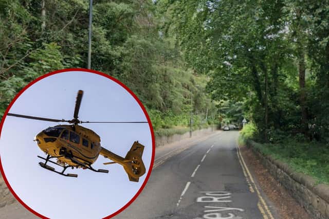 A police helicopter was used during the chase through East Lothian