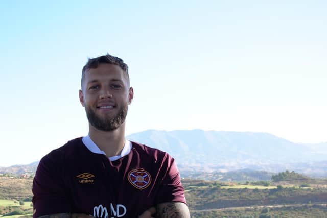 Jorge Grant is Hearts' latest signing. Pic: Heart of Midlothian FC