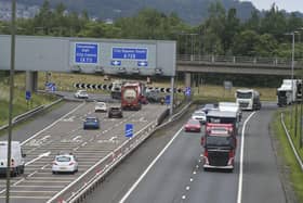 The M8 is listed as one of Scotland's most dangerous roads.