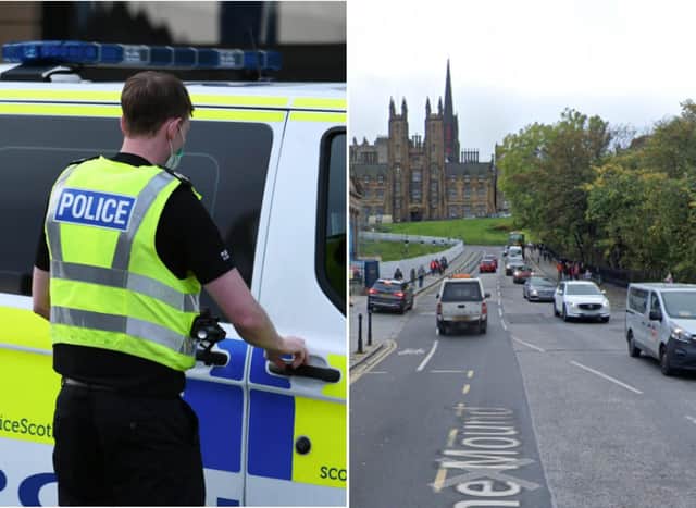 Manhunt for balaclava gang, including a boy of 10, who attempted to steal motorbike after knocking rider off on Princes Street
