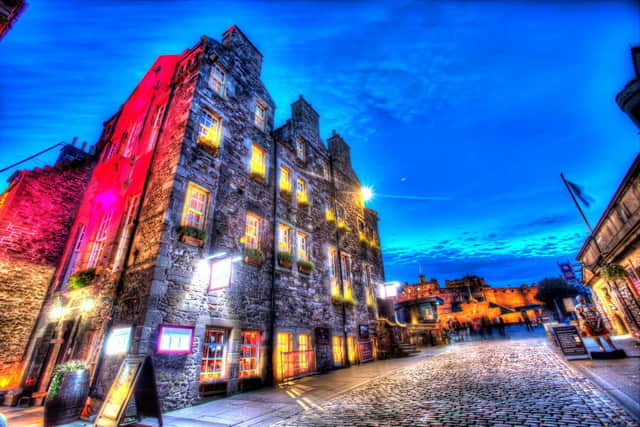 The Cannonball Restaurant & Bar is at the top of Edinburgh's Royal Mile.