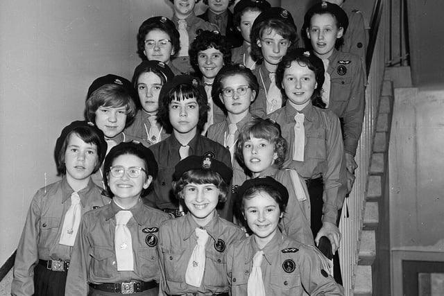 The 66th Company of Girl Guides take part in the first ever festival in 1963.