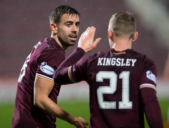 Olly Lee and Stephen Kingsley were excellent in the win over Ayr United. Picture: SNS