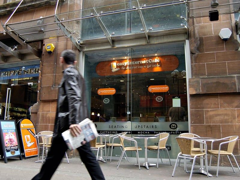 Rose Street's giant Easy Everything Internet Cafe boasted hundreds of computer terminals.