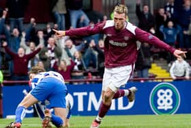 Lee Miller had a short but sweet time at Tynecastle. Picture: SNS